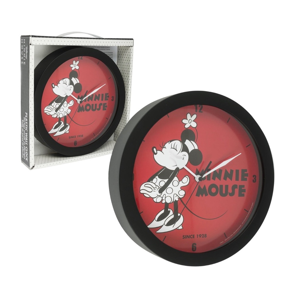 Disney Minnie Mouse Wall Clock- 9.5""